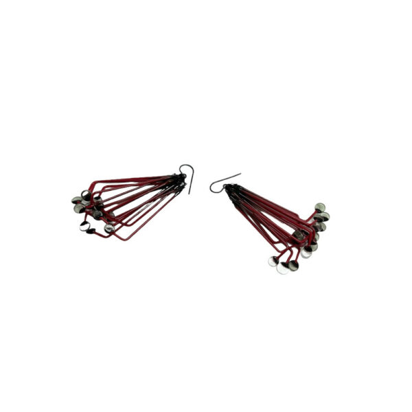 Boucles d'oreilles Filp Rouge – Image 3