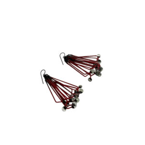 Boucles d'oreilles Filp Rouge