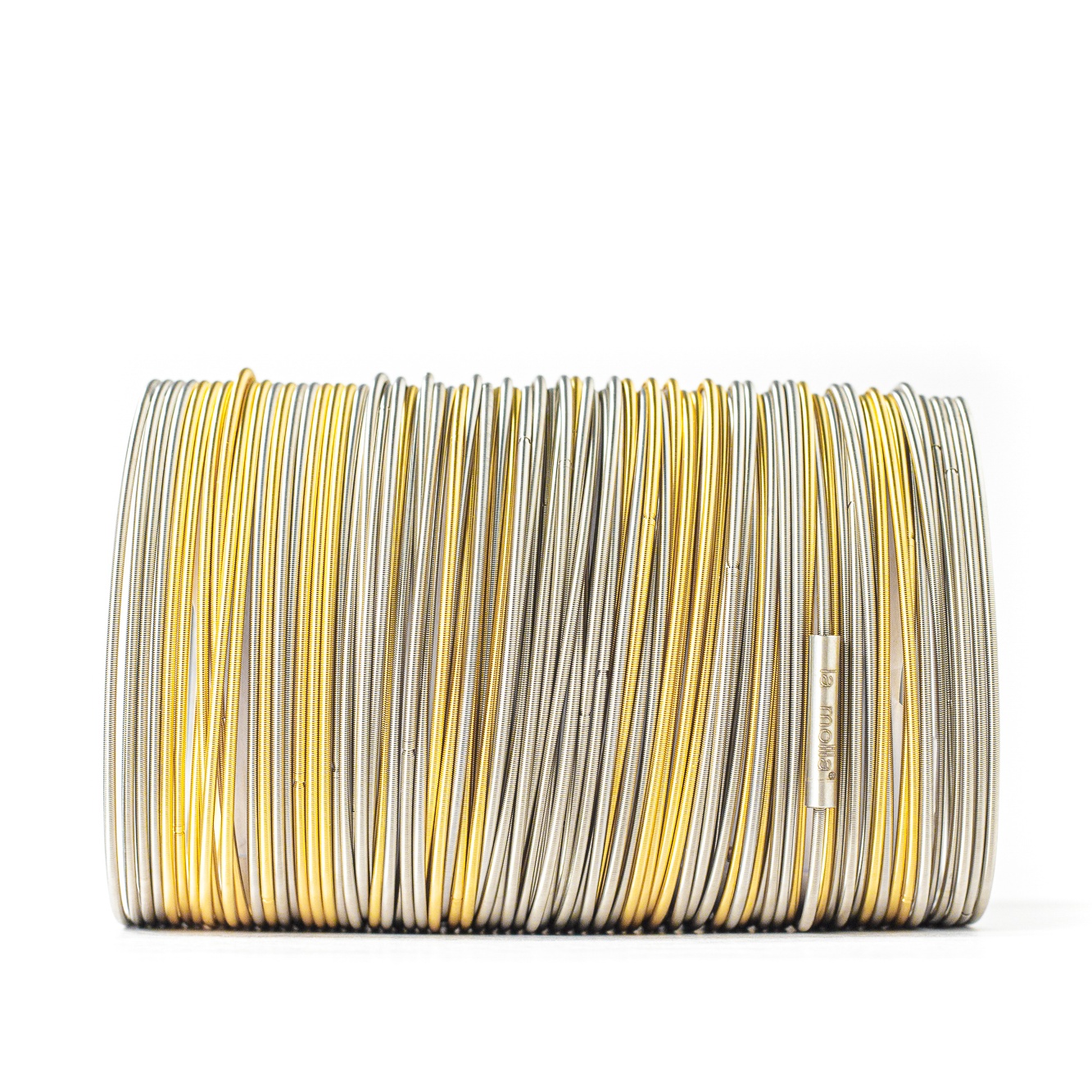 Bracelet sel et poivre or – Image 3