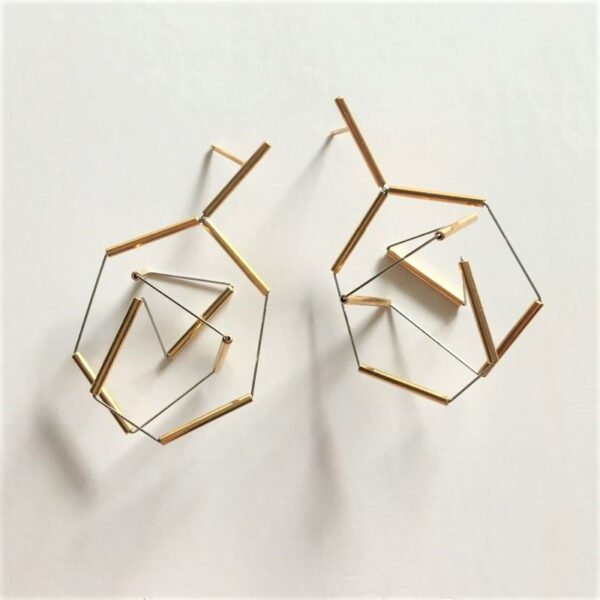 Boucles d'oreilles Aisi gold