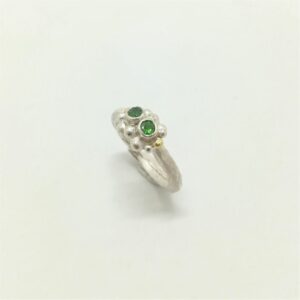 Bague Rocaille Tsavorites
