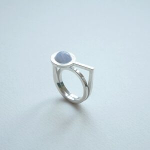Bague "Funambille" - Calcédoine
