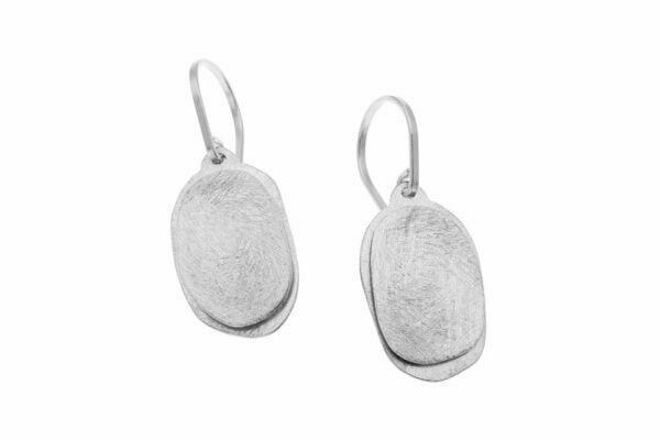 Boucles d'oreilles Graines argent
