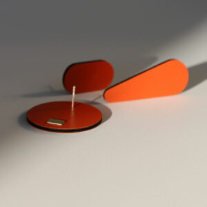 Boucles d'oreilles "Trio Circus" Oranges