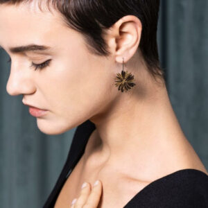 Boucles d'oreilles N°1 tobacco