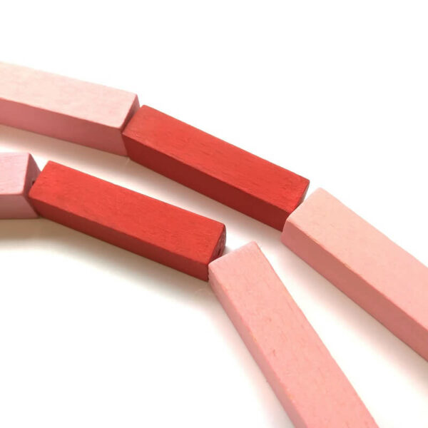 Sautoir "Toys" Rose et Rouge – Image 2