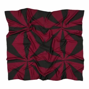 Foulard Circus Prune et Noir