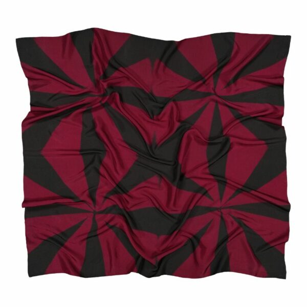 Foulard Circus Prune et Noir