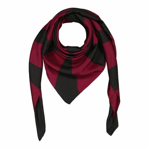 Foulard Circus Prune et Noir – Image 2