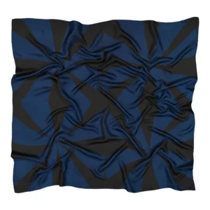 Foulard Circus Bleu et Noir