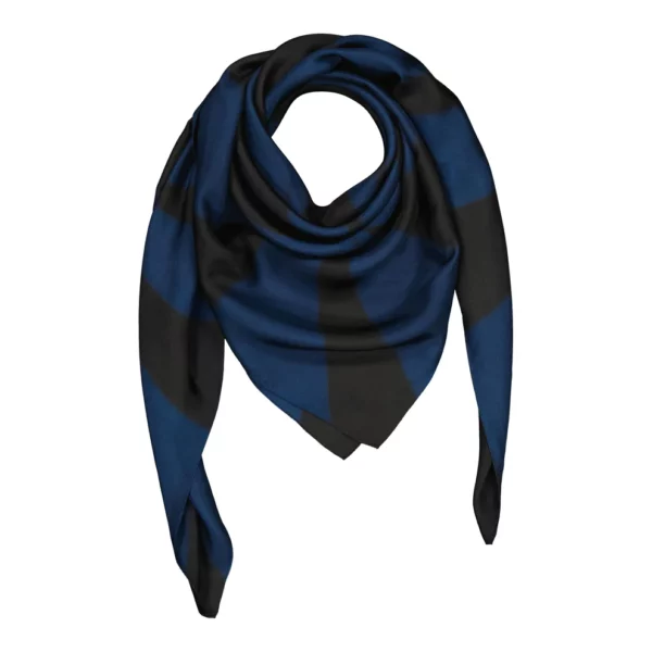Foulard Circus Bleu et Noir – Image 2