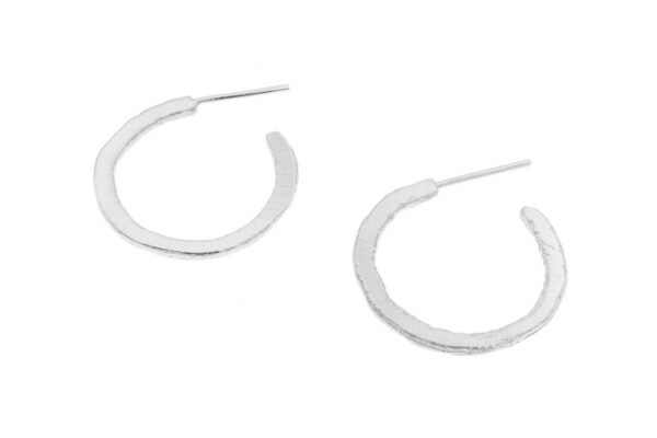Créoles Raw Circle, Argent