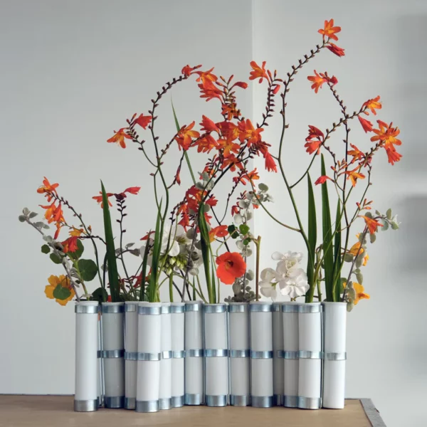 Vase d'Avril en porcelaine