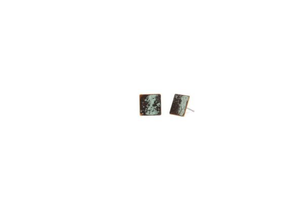 Boucles d'oreilles Patina - noir