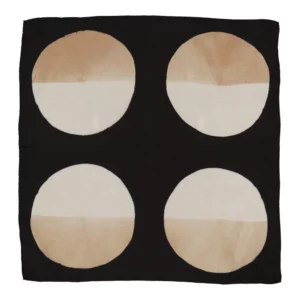 Bandana Astre Noir & Beige