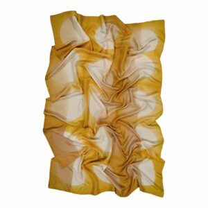 Foulard Nocturne Or et Beige