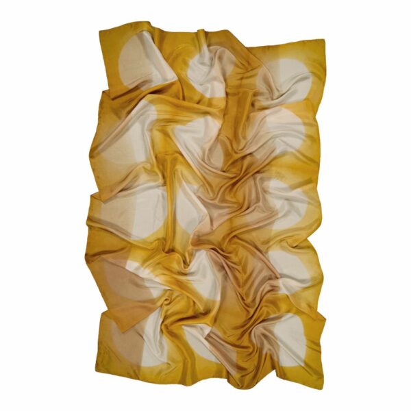 Foulard Nocturne Or et Beige