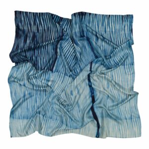 Foulard Traces Bleu