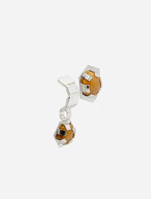 Boucles d'oreilles Uneven Canvas – Image 2