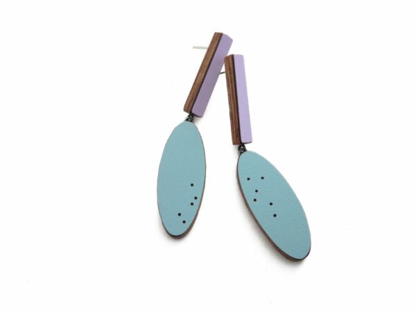 Boucles Koloro Gemo Lilas et Bleu
