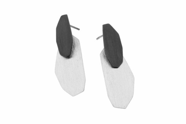 Boucles d'oreilles Lublin Noir & Blanc