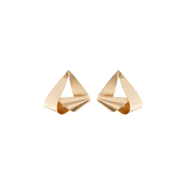 Boucles d'oreilles Distorsion - Vermeil