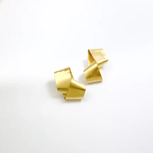 Boucles d'oreilles Contorsion - Vermeil – Image 2