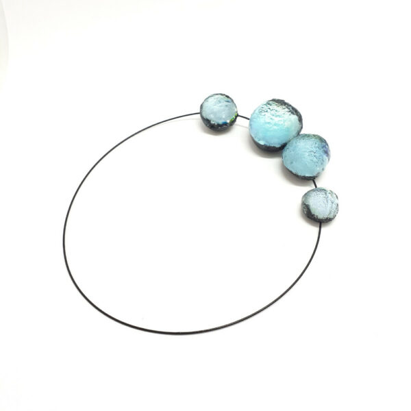 Collier 4 Météorites - bleu glacier – Image 2