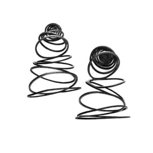 Boucles d'oreilles "Falling Circles" - Noir