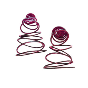 Boucles d'oreilles "Falling Circles" - Rose