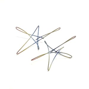 Boucles d'oreilles Gribouillis n° 998 "Etoile"