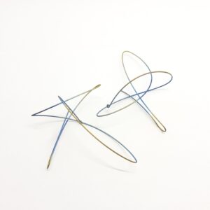 Boucles d'oreilles Gribouillis n° A00 "Nuage"