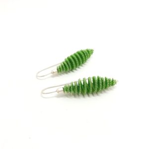 Boucles d'oreilles "Hybrid Small" Vert