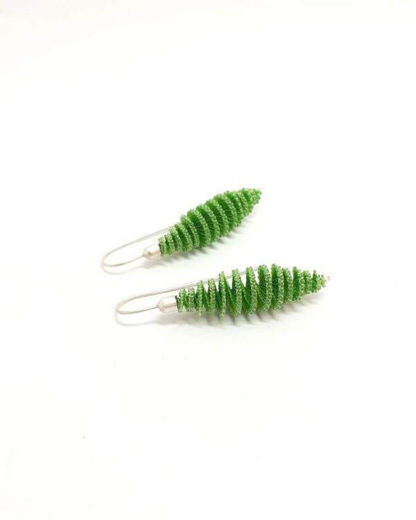 Boucles d'oreilles "Hybrid Small" Vert