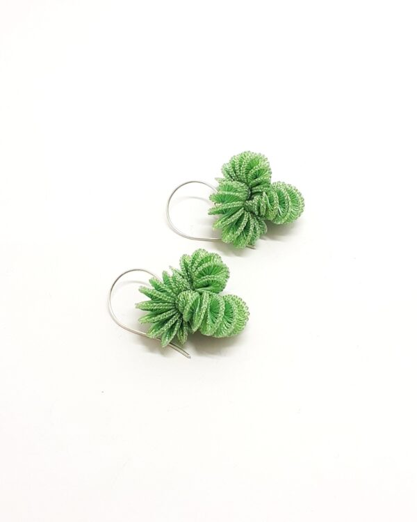 Boucles d'oreilles "Knot" Vert