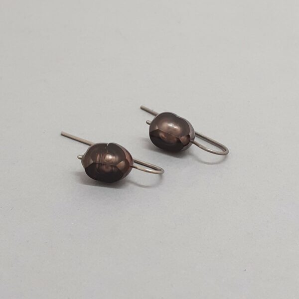 Boucles d'oreilles Perle Facettée - Mordoré – Image 3