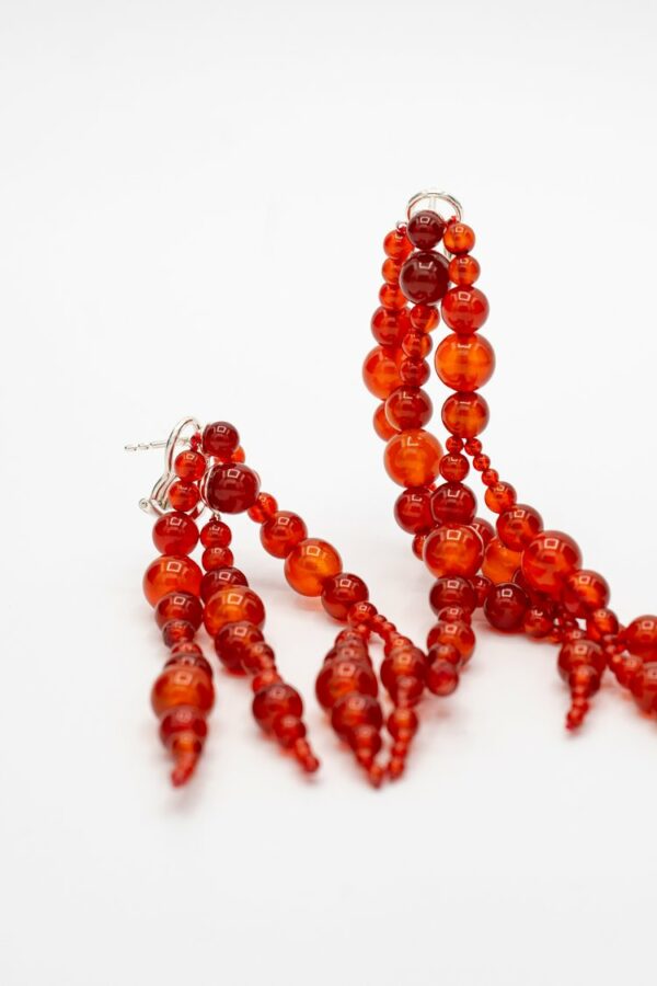 Boucles d'oreilles Blood Orange Glyzinia – Image 2