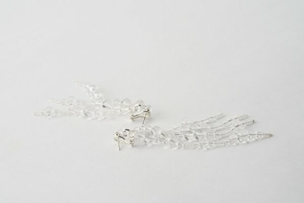 Boucles d'oreilles Crystal Glyzinia