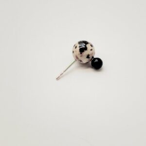 Puces d'oreilles Glyzinia - Jaspe dalmatien
