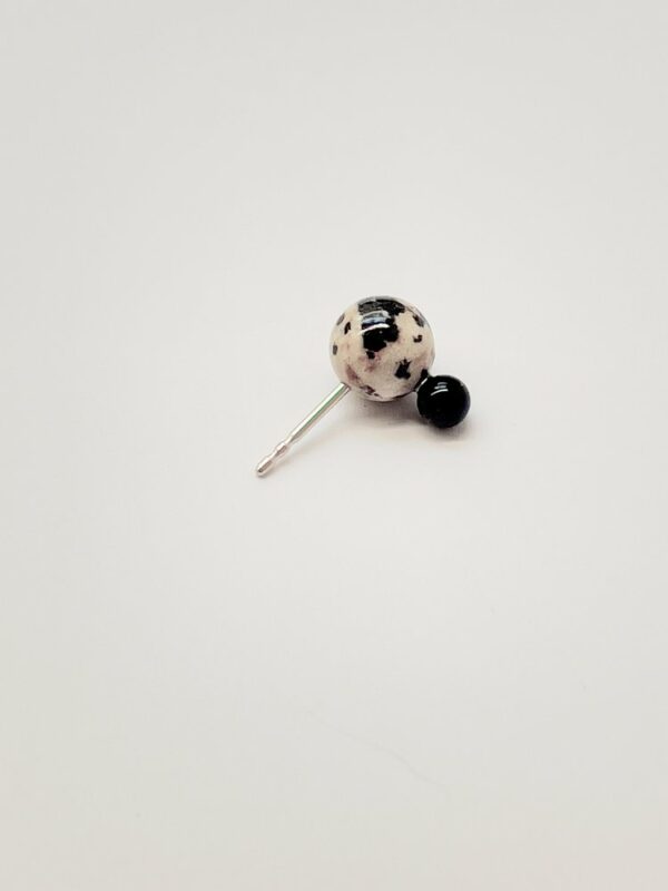 Puces d'oreilles Glyzinia - Jaspe dalmatien