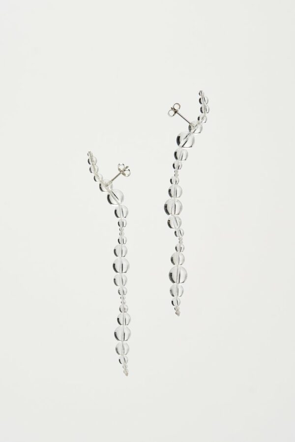 Boucles d'oreilles Crystal Lone Glyzinia – Image 2