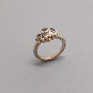 Bague Rocaille Bleue