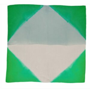 Bandana Tangram Vert & Bleu Clair