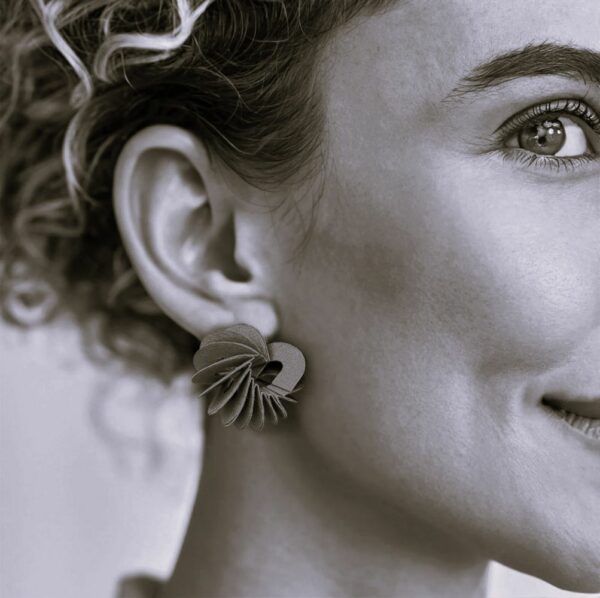 Boucles d'oreilles Coquillage - ocre – Image 3