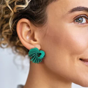 Boucles d'oreilles Coquillage - turquoise