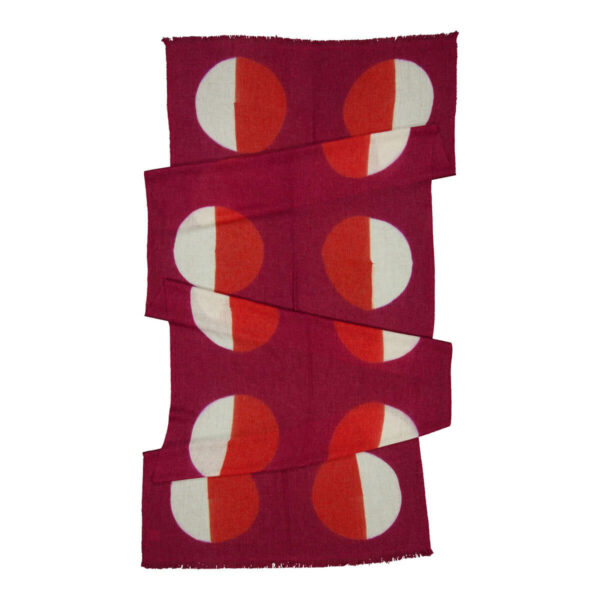 Étole Parade - Cassis & rouge – Image 3