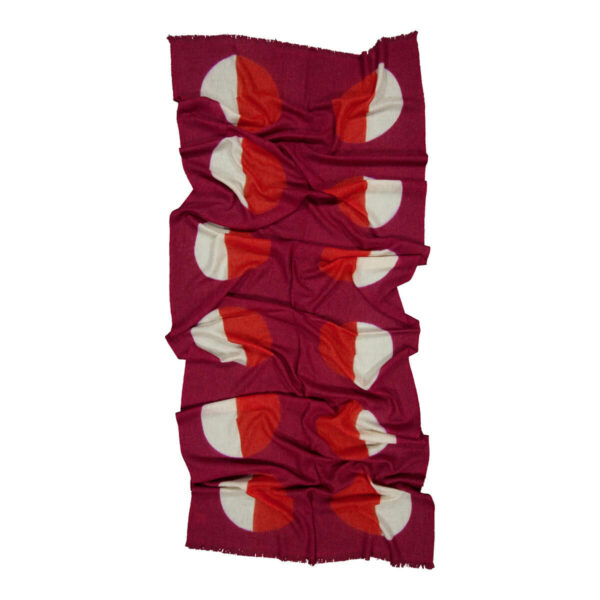 Étole Parade - Cassis & rouge – Image 4