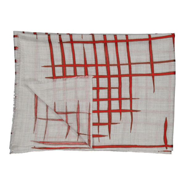 Étole Reprise - Rouge – Image 4