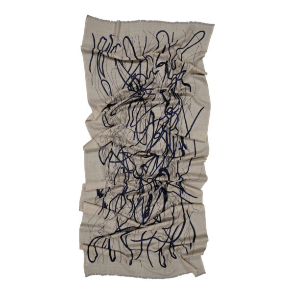 Étole Splash - Navy – Image 4