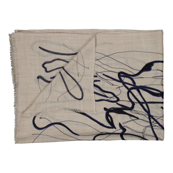 Étole Splash - Navy – Image 3